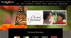 Desktop Screenshot of doylefuneralhome.com